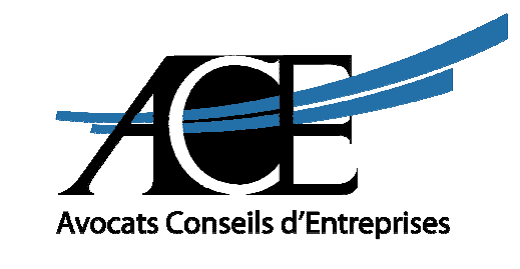 Logo ACE Avocats Conseils d'entreprises